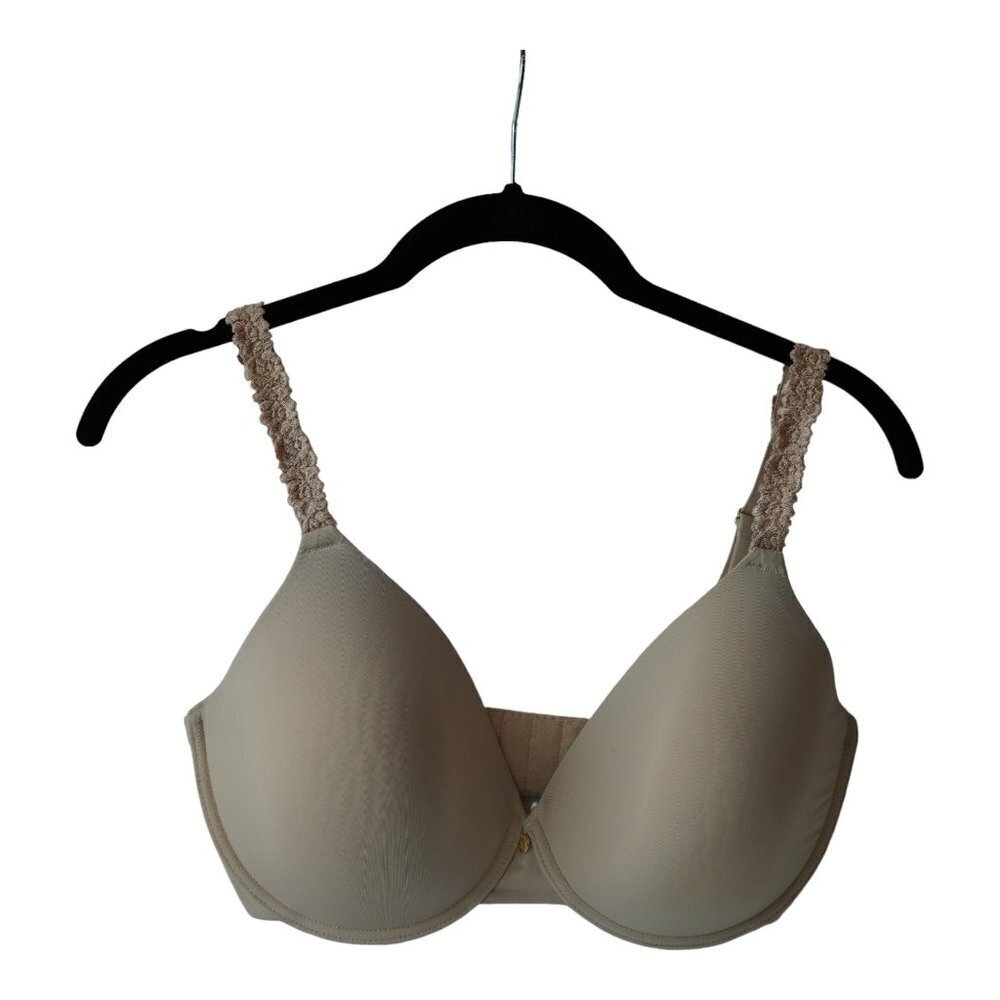 Natori Pure Luxe Beige Underwire T-Shirt‎ Bra SZ 32 G